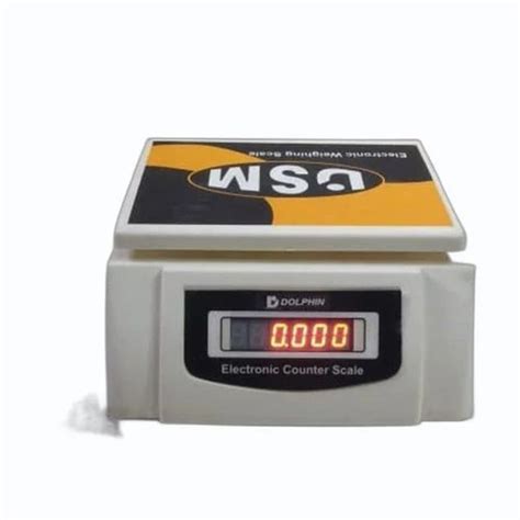 Mild Steel DOLPHIN Electronic DT 30K Weighing Scale 30 Kg At Rs 3000