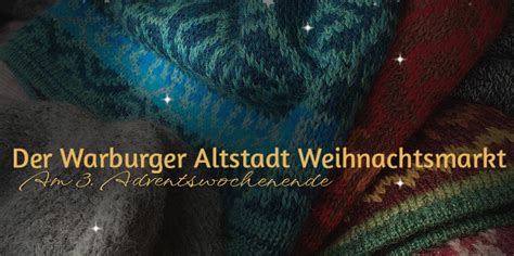 29 Warburger Weihnachtsmarkt 2024 Findet Am SA 14 Und SO 15 12 2024