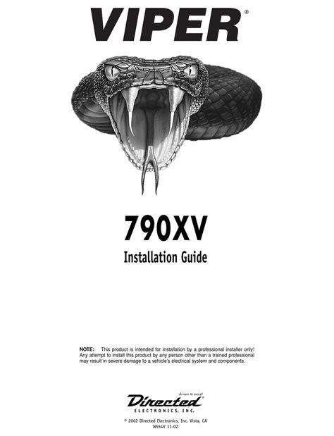 Viper Alarm 3105v Installation Guide Wiring Diagram