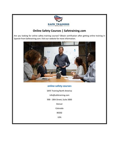 Online Safety Courses Safetraining Jackson Thomas Page 1 1