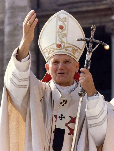 Saint Pop John Paul Ii Glossy Poster Picture Photo Banner Print Vatican