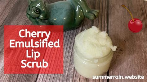 Cherry Emulsified Lip Scrub Summer Rain