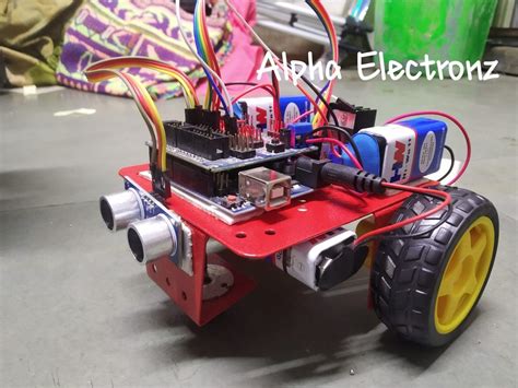 Obstacle Avoiding Bot Using Ultrasonic Sensor And Arduino 5 Steps Instructables