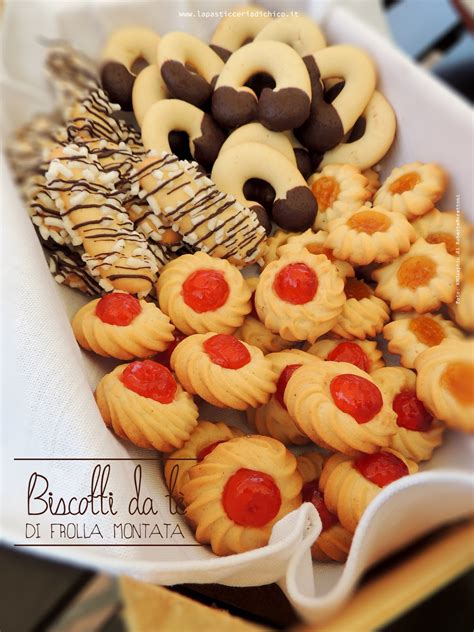 Biscotti da tè di Frolla Montata Ricetta ed ingredienti dei