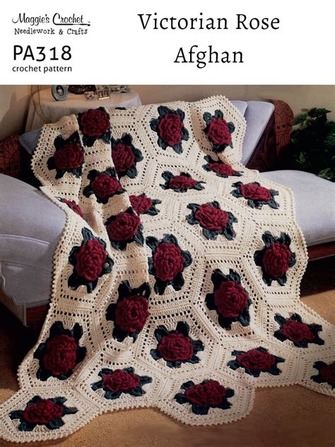 Crochet Rose Afghan Pattern – Crochet For Beginners