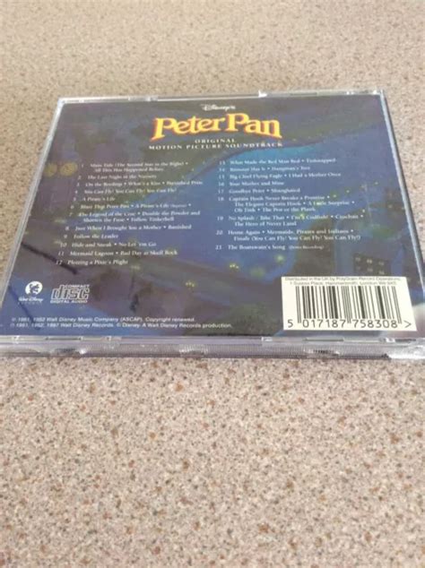 DISNEY PETER PAN Original Motion Picture Soundtrack CD OST 1 25