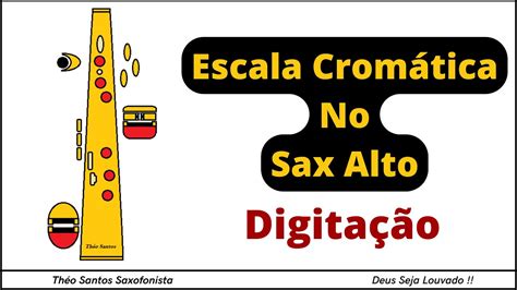 Escala Crom Tica No Sax Alto Digita O Completa Chromatic Scale On