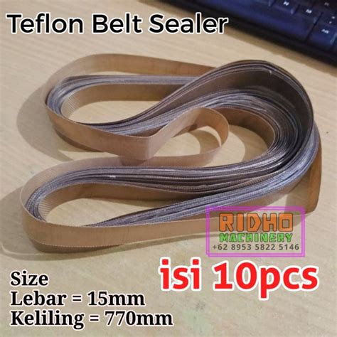 Jual Teflon Belt Sealing Be T X Pita Sealer Mesin Continuous