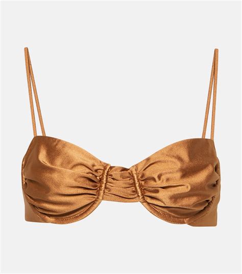 Jade Swim Mia Bikini Top In Hazel Modesens