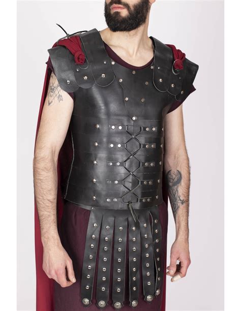 Roman Black Leather Armour Lorica Segmentata Romana