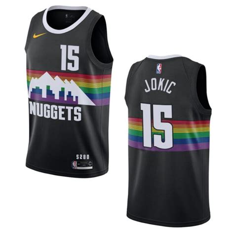 Nuggets #15 Nikola Jokic City Jersey – Black – Daymira™ Wear For ...