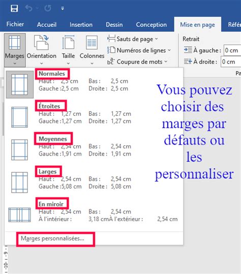 Comment Modifier Ou D Finir Les Marges De Page Avec Word A I R