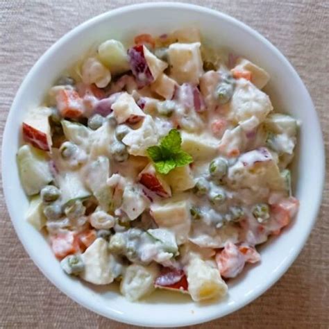 Classic Polish Sa Atka Jarzynowa Creamy Polish Salad Seasonal Flavours