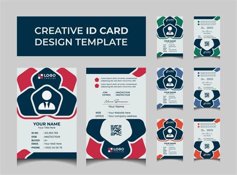 Creative Modern Id Card Design Template 12865088 Vector Art At Vecteezy