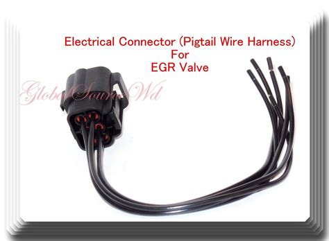 Electrical Connector Pigtail Wiring Harness Of EGR Valve EGV997 Fits