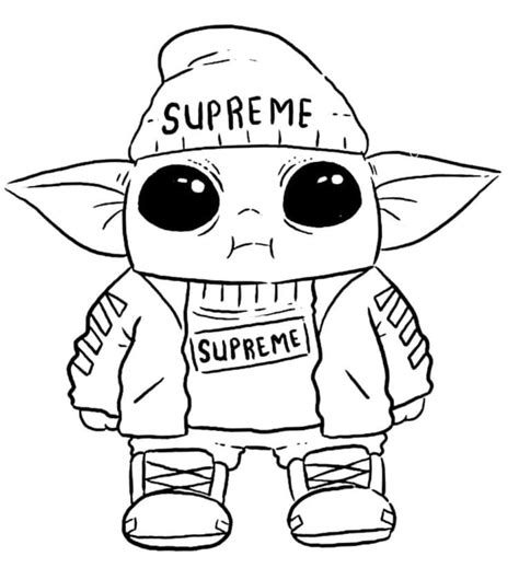 Desenhos De Baby Yoda Para Colorir E Imprimir Colorironline