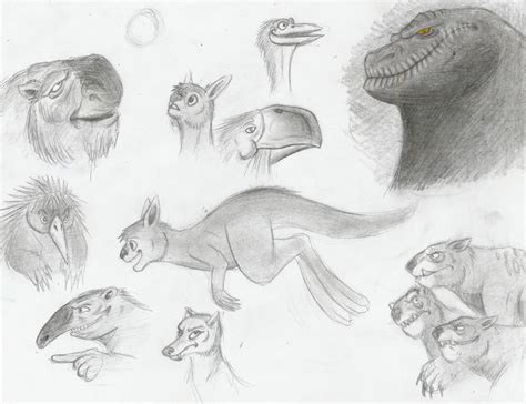 Megafauna - Australia by MonsterKingOfKarmen on DeviantArt