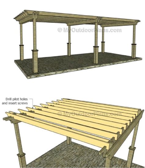 20 DIY Pergolas With Free Plans That You Can Make This Weekend - DIY ...