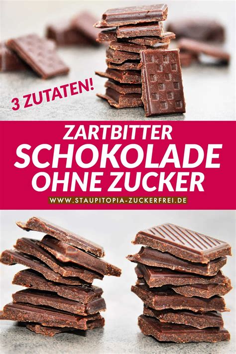 Zartbitterschokolade Ohne Zucker Rezept Schokolade Ohne Zucker