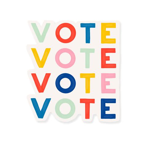 Vote Sticker – Slightly Stationery