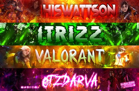 Gaming banner | Twitch header | YouTube banner :: Behance