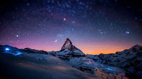 Descargar fondos de Universoen 4k: El Matterhorn En La Noche ...