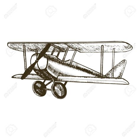 Biplane Drawing at GetDrawings | Free download