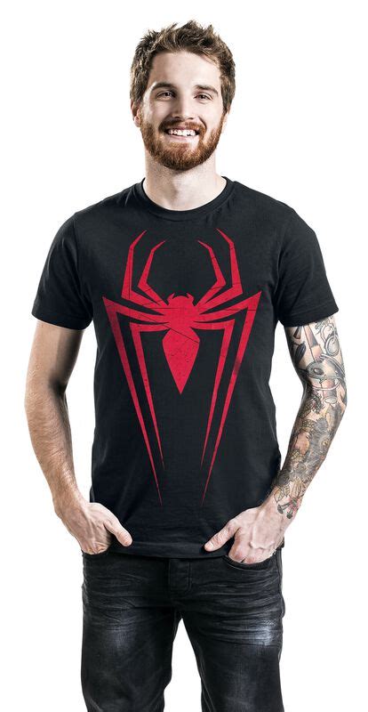 Miles Morales Logo Spider Man T Shirt Emp