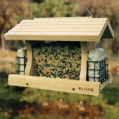 Deluxe Cedar Feeder With Suet Cages Woodlink