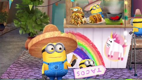 Minion Rush Stage Tortilla Chip Hat Garland Bulbs Youtube