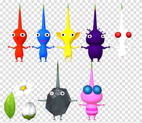 Pikmin 3 Wii U Video Game Sprite Flower Card Transparent Background