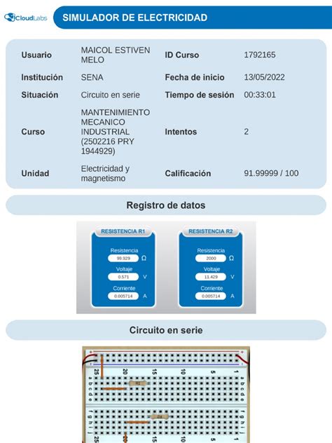 Circuito en Serie | PDF