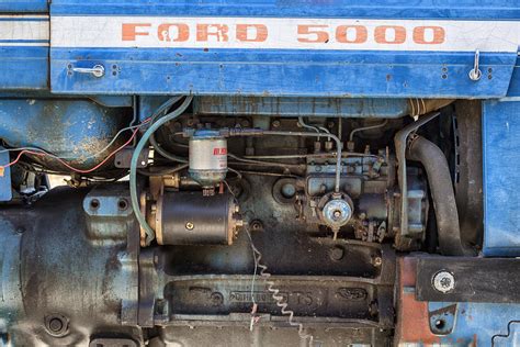 Ford Tractor Engine Photograph By Georgia Fowler Pixels