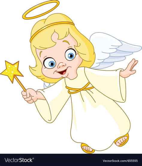 Christmas Angel Royalty Free Vector Image VectorStock Angel Vector