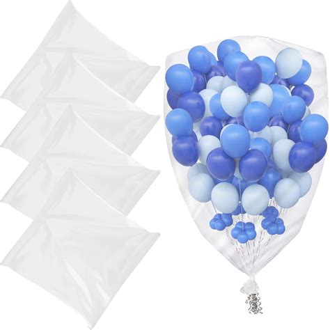 Pcs Plastic Balloon Bag Thicken Plastic Balloon Bag For Transport And