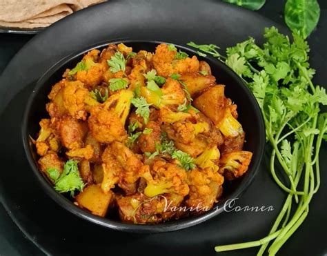 Aloo Gobi Sabzi Cauliflower Batata Bhaji Vanitas Corner