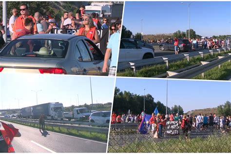 Auto Put Bio Blokiran U Beogradu I Novom Sadu Protesti U Jo Sedam Gradova