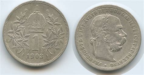 Österreich Kaiserreich 1 Corona Silber 1 Krone 1903 Wien G5709