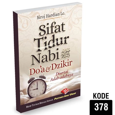 Buku Saku Sifat Tidur Nabi S A W Doa Dan Dzikir Disertai Adabnya