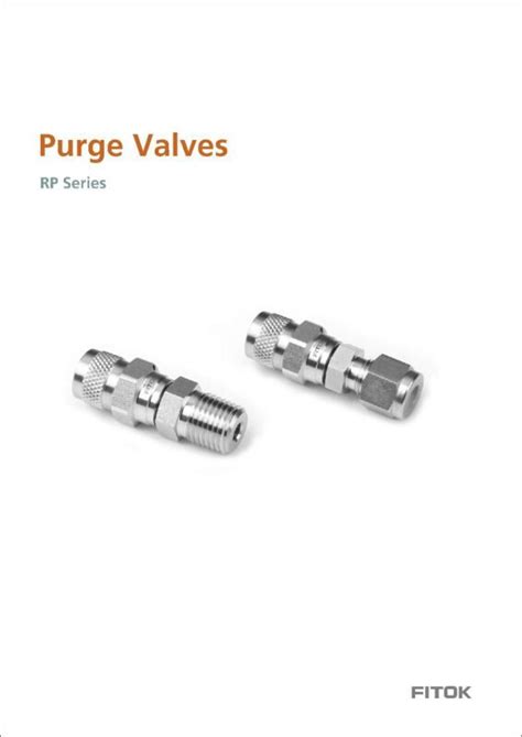 Fitok Purge Valves - Fitek Pte Ltd (Singapore)