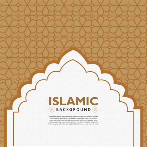 Islamic background Arabic pattern vector graphic design 6560805 Vector ...