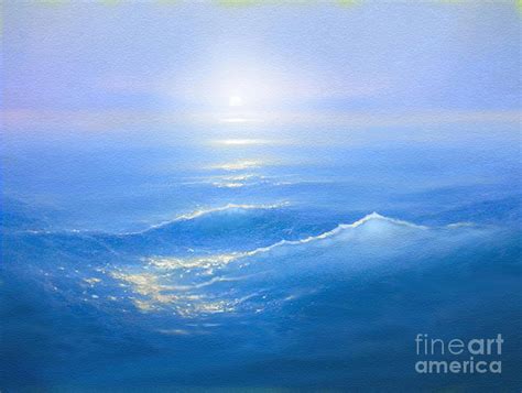 Blue Blue Sea Painting by Robert Foster - Fine Art America