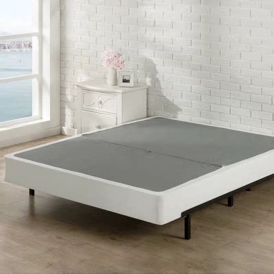 Full 7.5'' No Assembly Metal Box Spring - Zinus: Durable Mattress ...