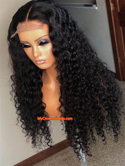 Undetectable Curly Wave Hd Lace Closure Human Hair Wig