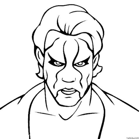 Sting Wrestler Coloring Pages