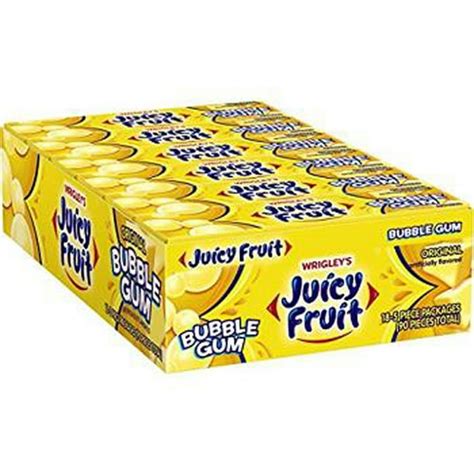 Product Of Wrigleys, Gum Juicy Fruit Original, Count 18 (5S) - Gum ...