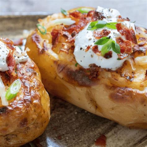 Frozen Jacket Potato In Air Fryer Fork To Spoon