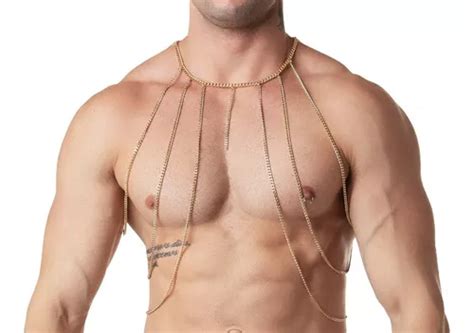 Harness Corrente Iii Colar Corpo Masculino Parcelamento Sem Juros