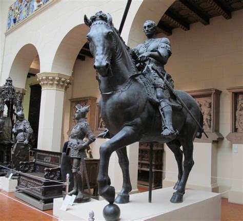 Donatellos Gattamelata Bronze Original In Piazza Del Santo Padua