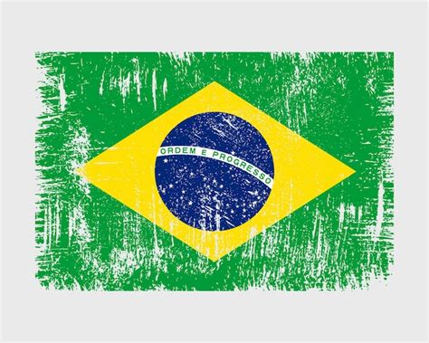 Vector de la bandera de brasil | Vector Premium